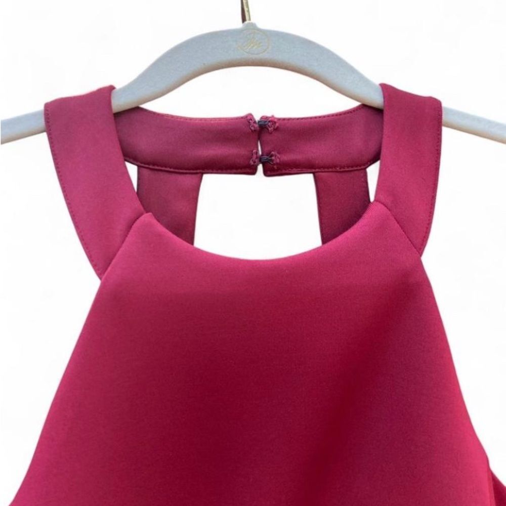 My Michelle Magenta Halter Dress - Picture 4 of 6